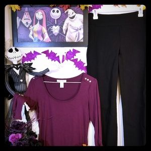 W.H.B.M. Long Sleeve Blouse 3/4 Sleeve